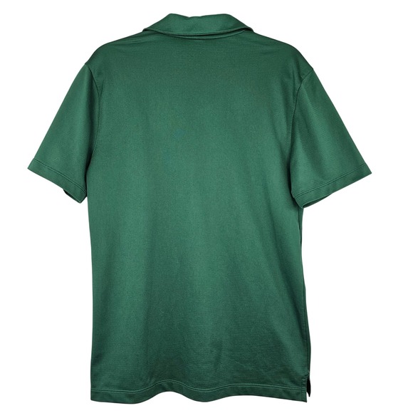 Nike Dri-FIT Men's Small Green Short Sleeve Golf Polo Shirt Performance Swoosh - Picture 7 of 7